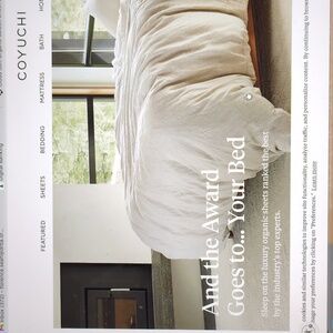 Queen Fitted Sheet w Two Pillowcases